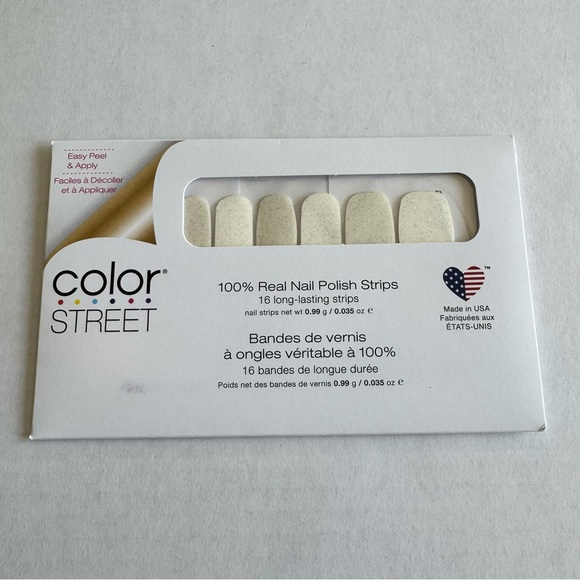 *Retired* Color Street: Couldn’t Carat Less | White Glitter Party Winter Sparkle - Picture 3 of 16